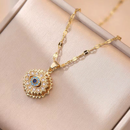 Rotating Sunflower Necklace