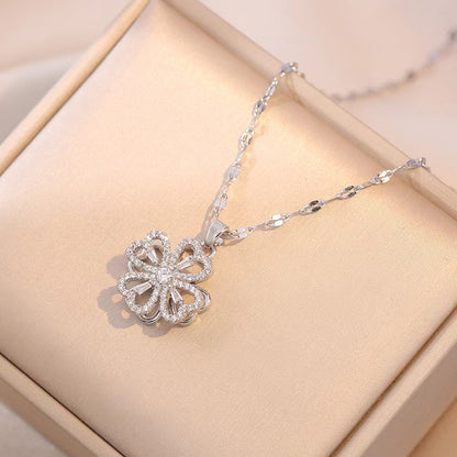 Rotating Sunflower Necklace